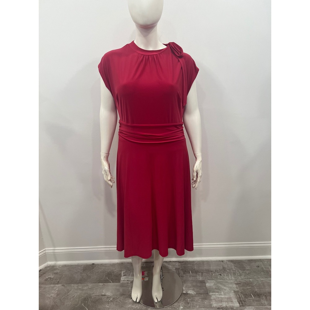 Love Squared Dress Womens size 10 Office Church dress skater style skirt stretch